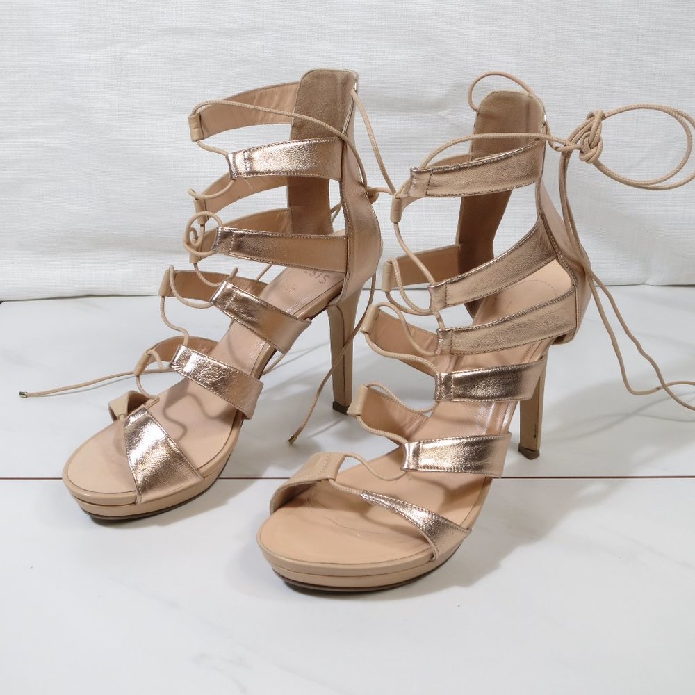 LIKE NEW Thesis Couture Gladiator Sandals 39EU (wears like a 38EU)